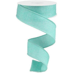 1.5" Shiny Canvas Ribbon: Aquamarine (10 Yards)