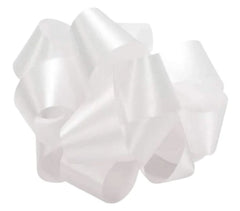 #9 Satin Acetate Ribbon Non Wired: White (100 Yards)