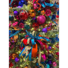 .75" Velvet Luster Ribbon: Teal (10 Yards)