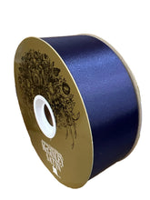 #16 McGinley Satin Acetate Ribbon Non Wired: Navy Blue (100 Yards)