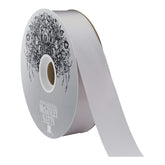 #9 Lustre Satin Ribbon Non Wired: Silver Gray (100 Yards)