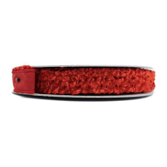 1" Plush Chenille Ribbon: Red (10 Yards)