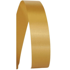 1.38in Satin Supreme Non-Wired Ribbon: Antique Gold (100 Yards)