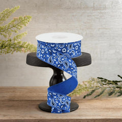 1.5" Bandana Ribbon: Royal Blue (10 Yards)