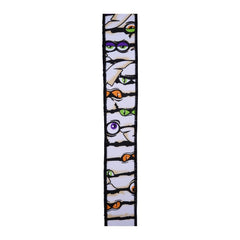 1.5" Mummy Eyes Ribbon: White (10 Yards)
