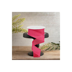 1.5" Royal Burlap Ribbon: Hot Pink (10 Yards)