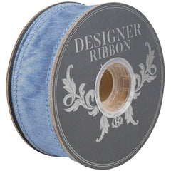 1.5in Dupioni Supreme Ribbon: French Blue (10 Yards)