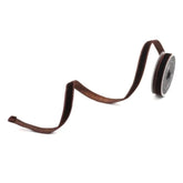 .75" Velvet Luster Ribbon: Chocolate Brown (10 Yards)
