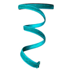 .75" Velvet Luster Ribbon: Teal (10 Yards)