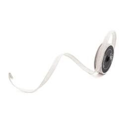 .75" Velvet Luster Ribbon: White (10 Yards)