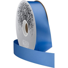 #9 Satin Acetate Ribbon Non Wired: Columbia Blue (100 Yards)