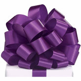 #9 Satin Acetate Ribbon Non Wired: Plum (100 Yards)