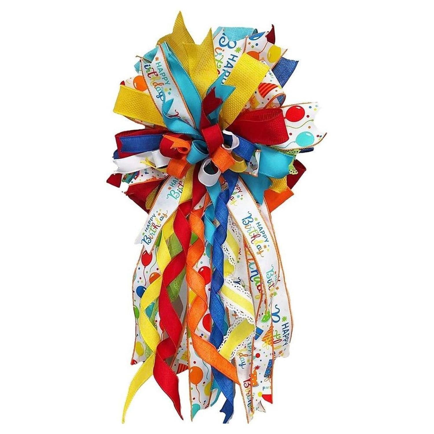 1.5" Burlap Turquoise Ribbon (10 Yards)