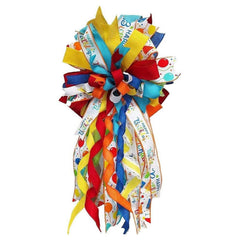 1.5" Burlap Turquoise Ribbon (10 Yards)