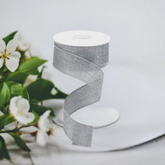 1.5" Cross Royal Ribbon: Grey (10 Yards)