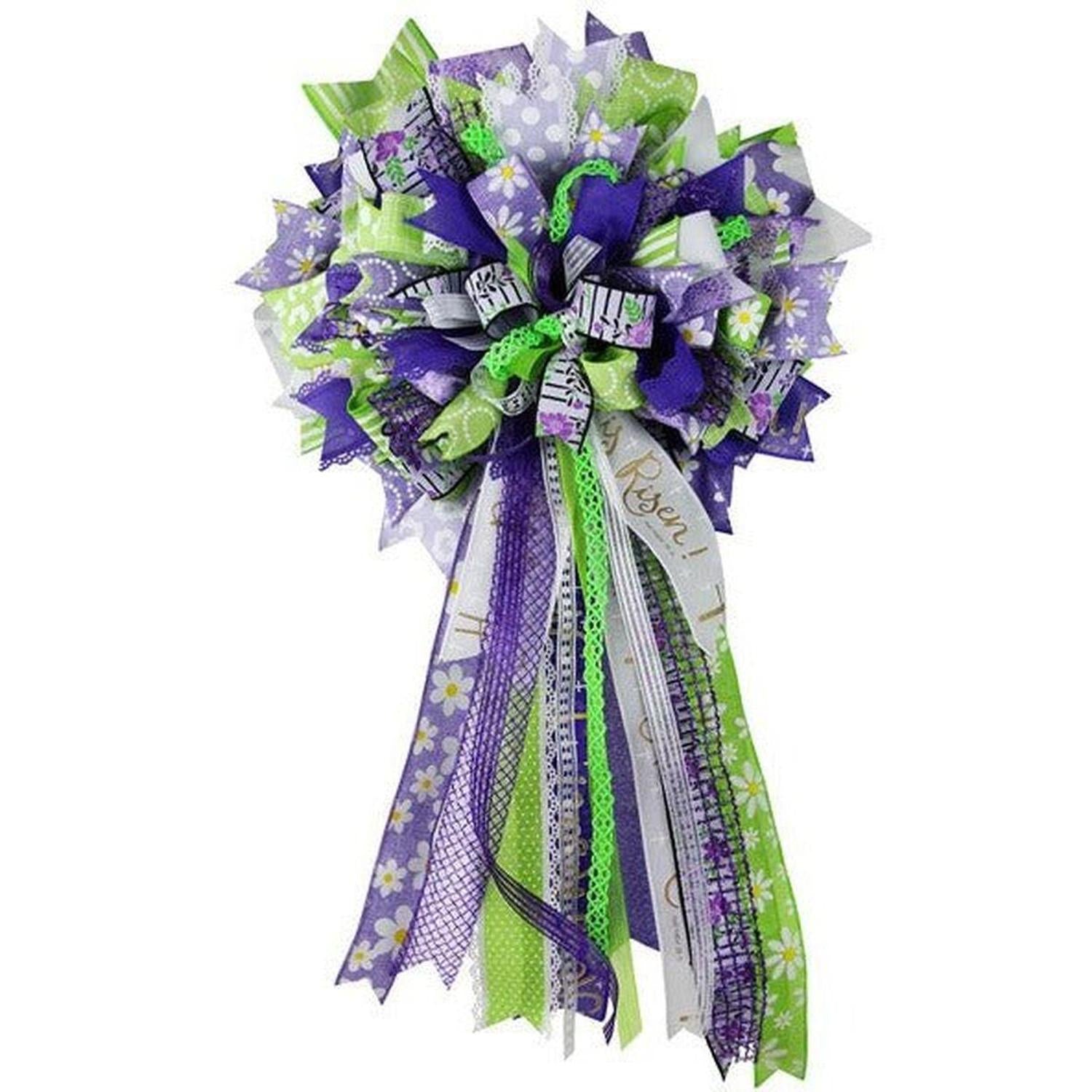 1.5" Daisy Royal Ribbon: Lime Green (10 Yards)