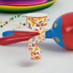 1.5" Fiesta Ribbon: Cream (10 Yards)