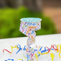1.5" Fiesta Ribbon: Multi (10 Yards)