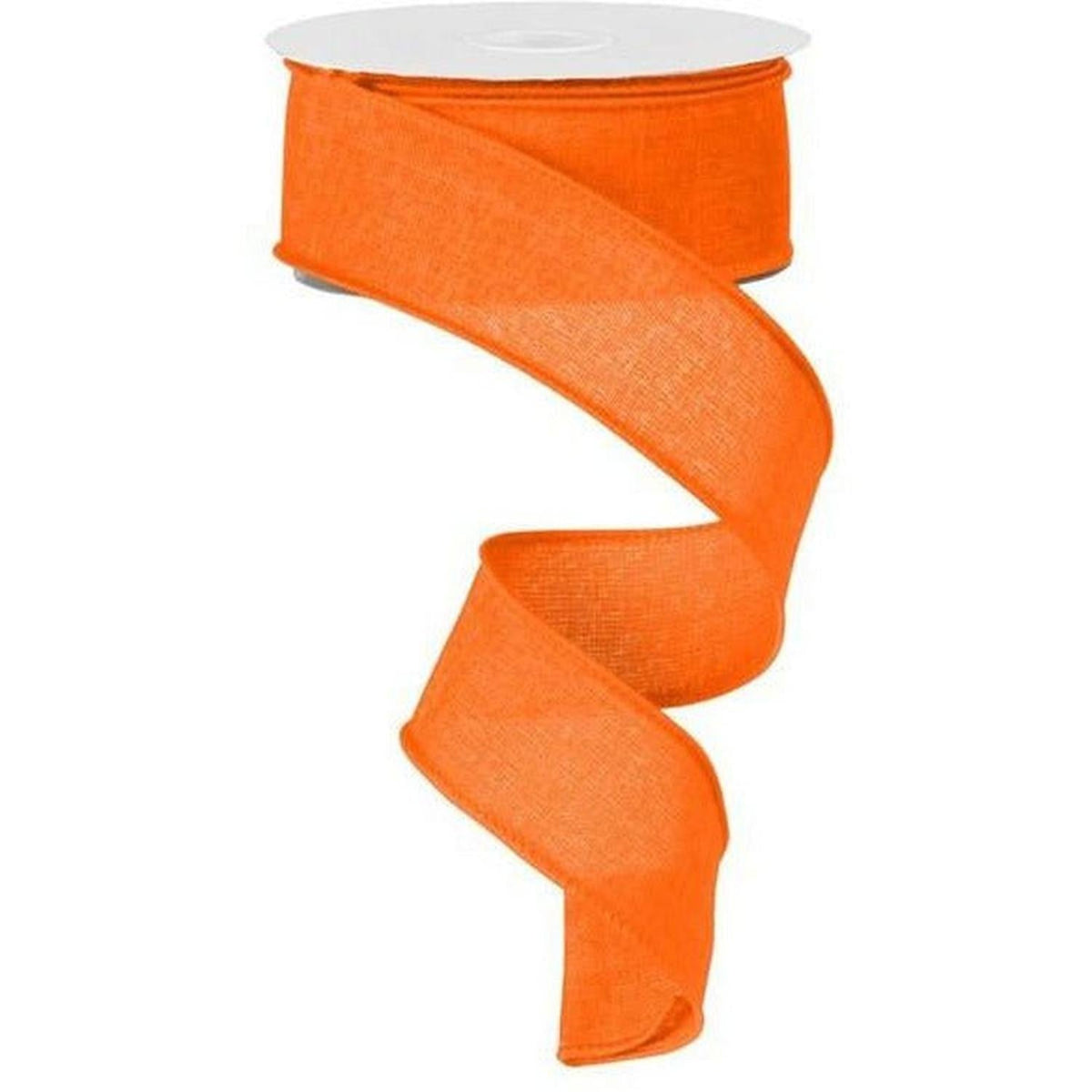 1.5" Royal Canvas Ribbon: New Orange (10 Yards)