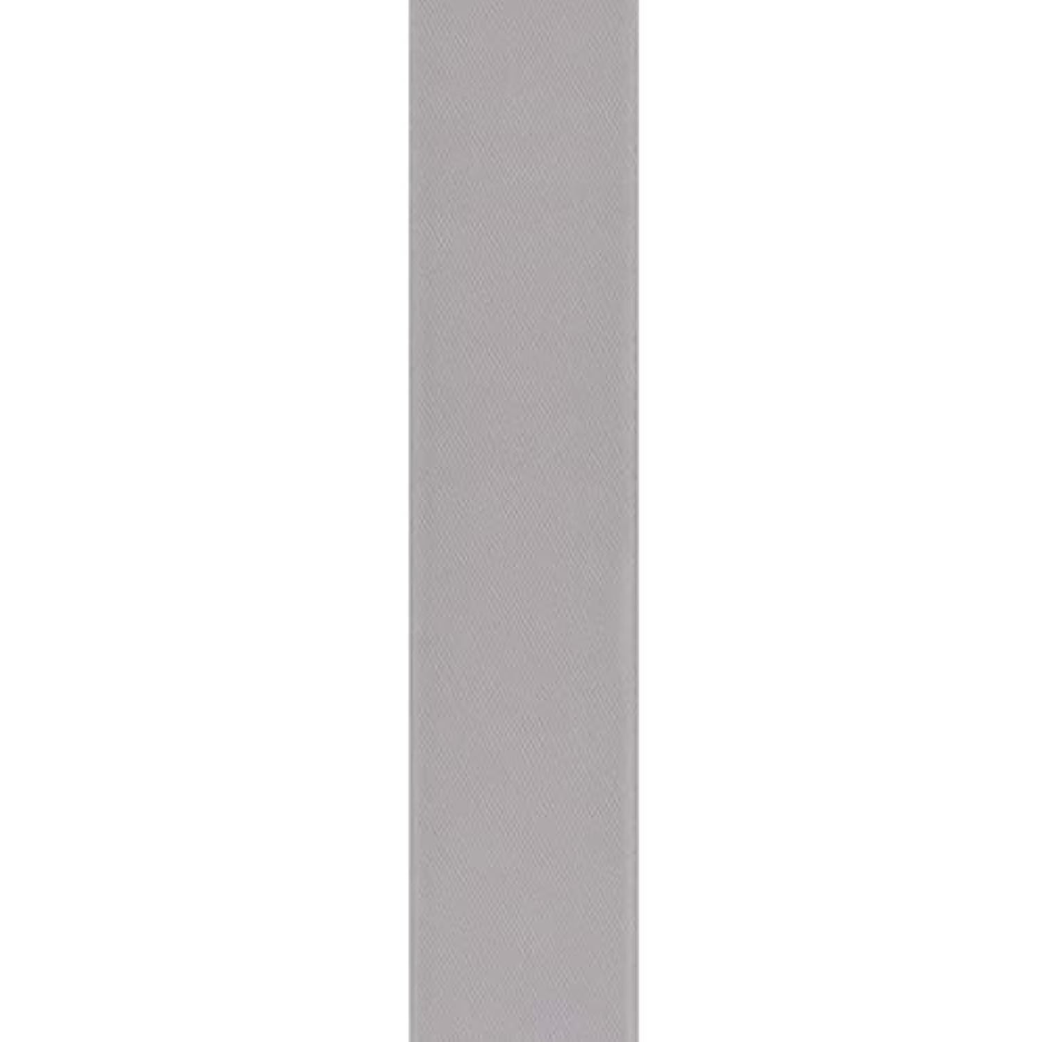 #9 Lustre Satin Ribbon Non Wired: Silver Gray (100 Yards)