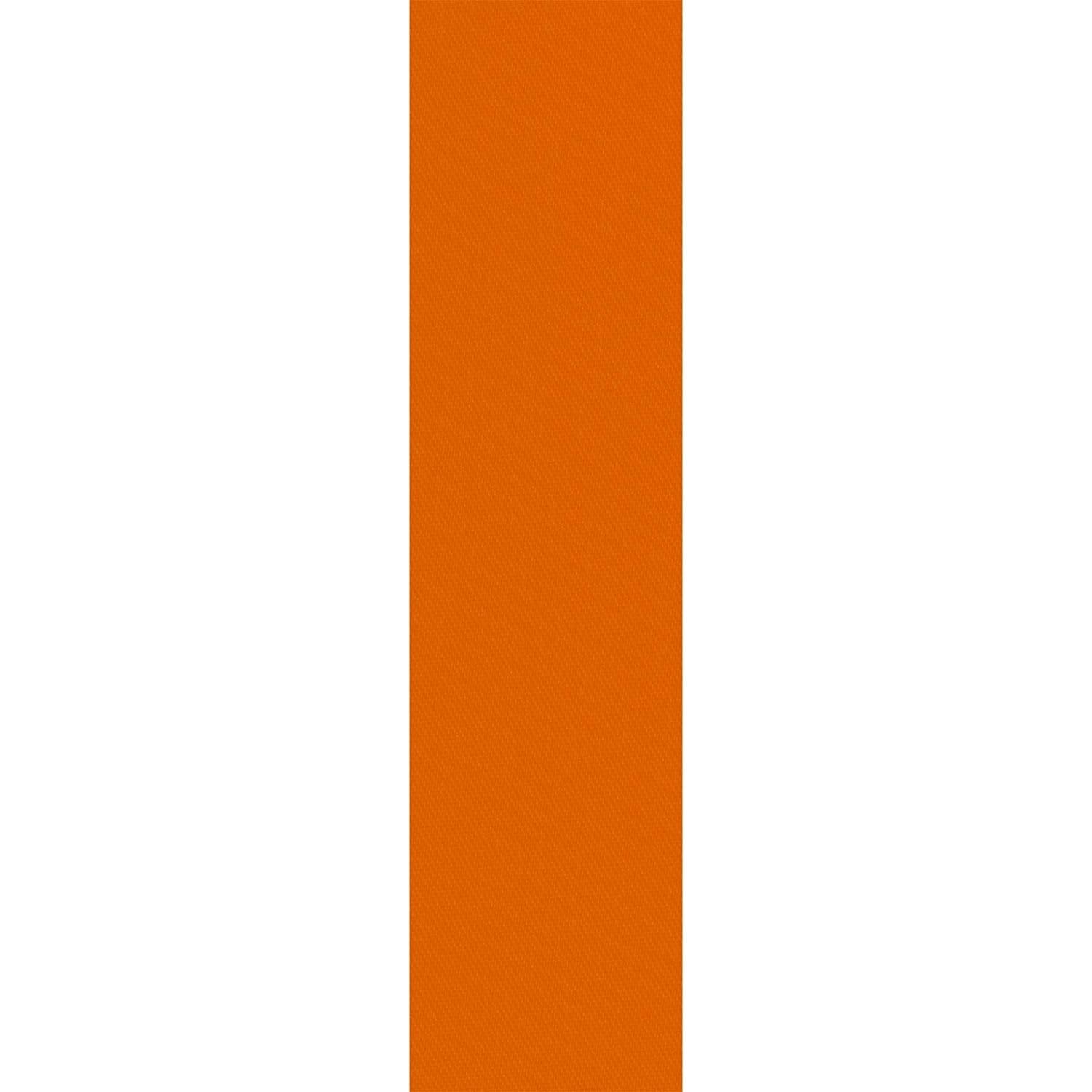 #9 Satin Lustre Ribbon Non Wired: Orange (100 Yards)