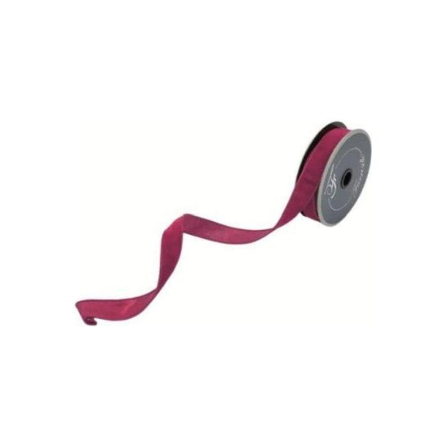 .75" Velvet Luster Ribbon: Hot Pink (10 Yards)