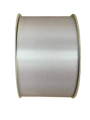 #40 McGinley Satin Acetate Ribbon Non Wired: Silver Grey (100 Yards)