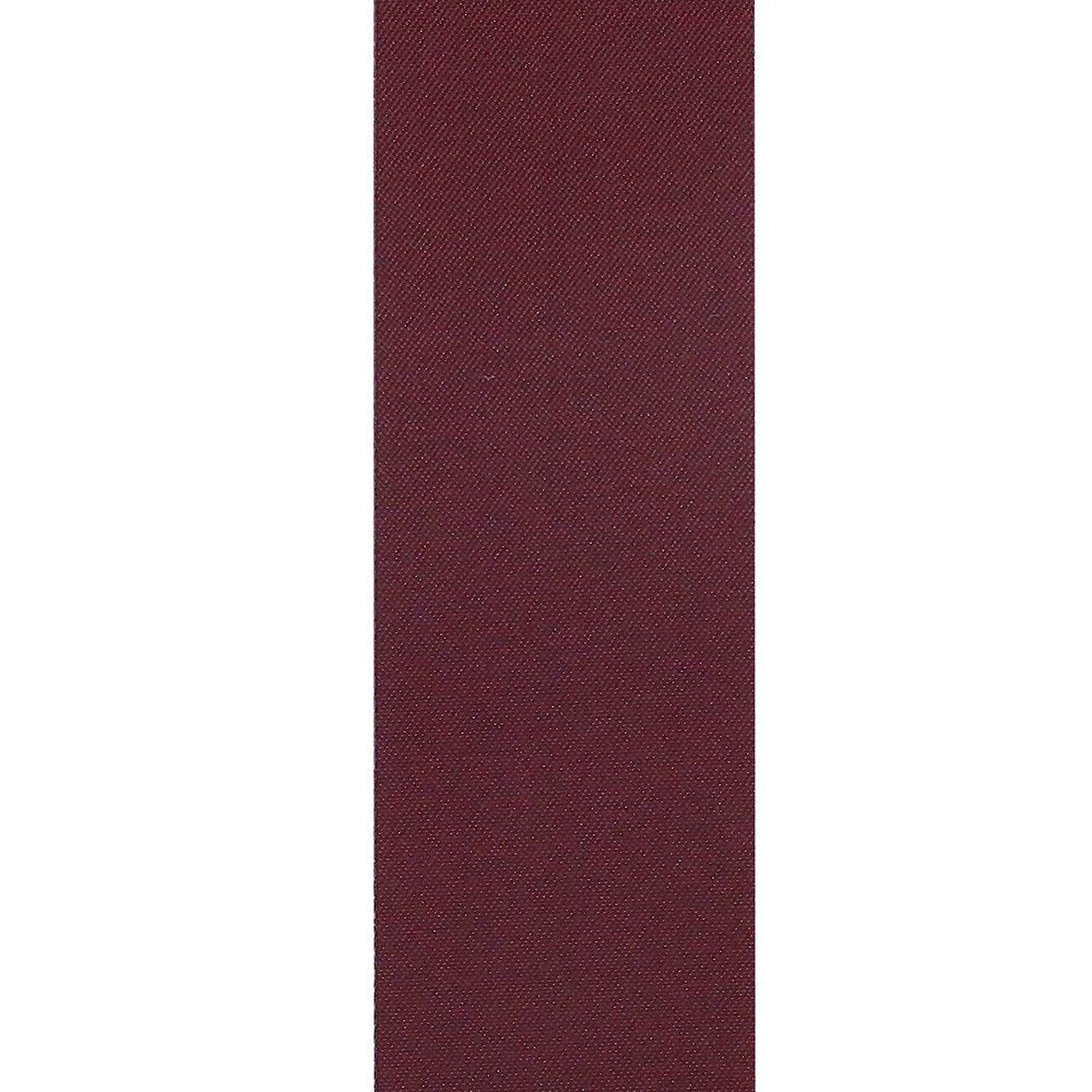 1 3/8in Satin Allure Non-Wired Ribbon: Burgundy (100 Yards)