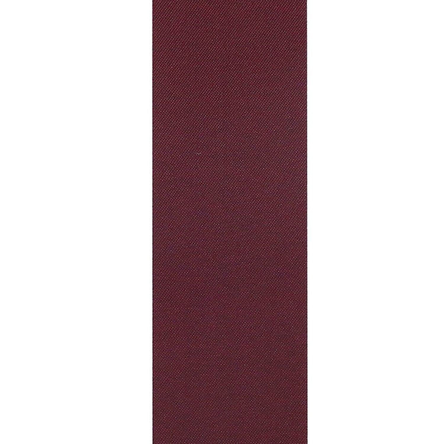 1 3/8in Satin Allure Non-Wired Ribbon: Burgundy (100 Yards)