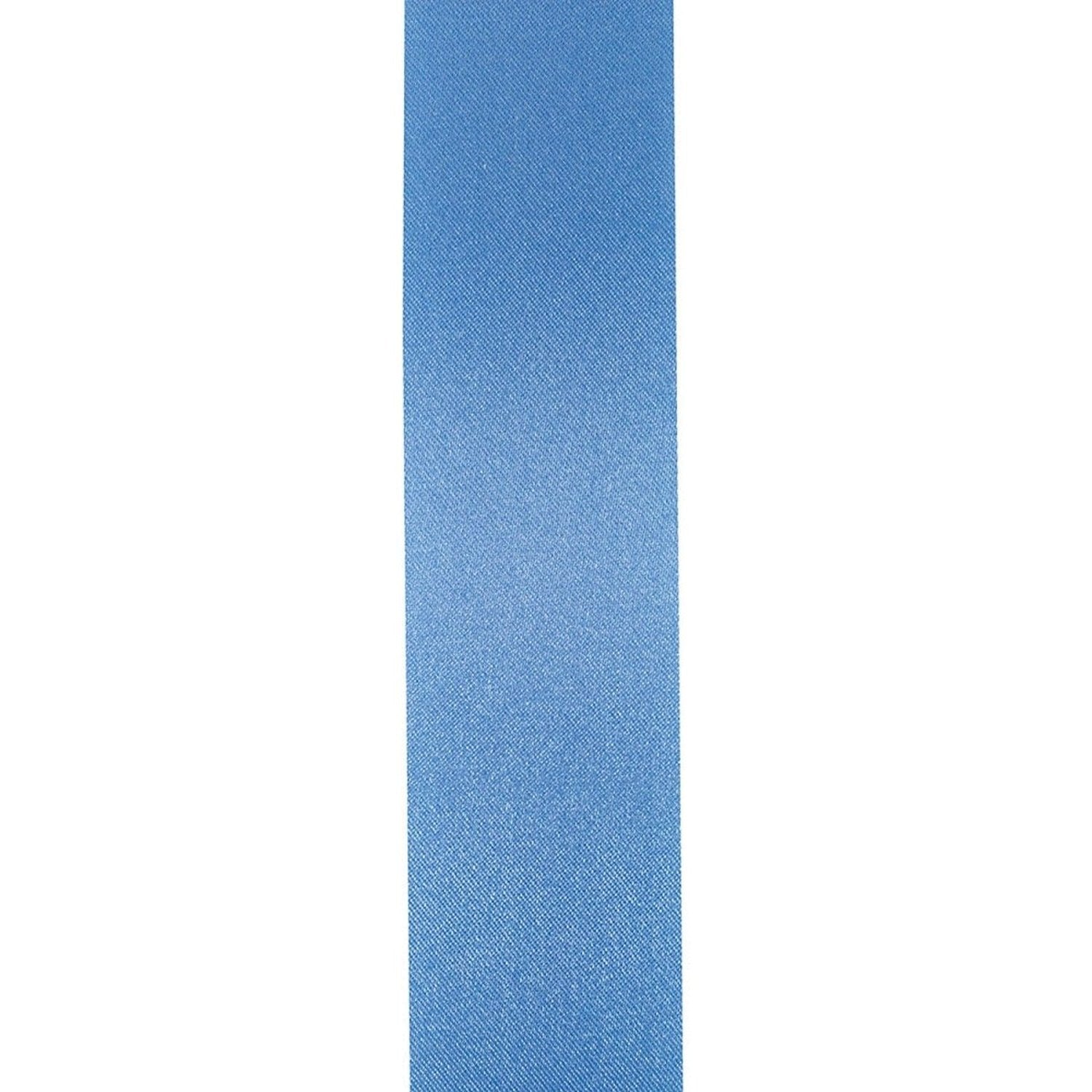 1 3/8in Satin Supreme Non-Wired Ribbon: Columbia (100 Yards)