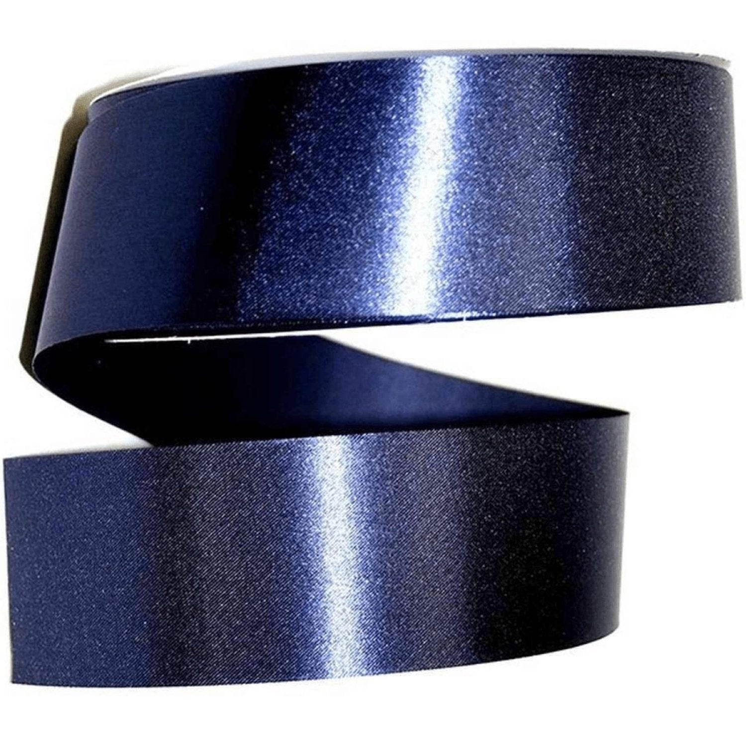 1 7/8 inch Satin Non-Wired Ribbon: Navy (100 Yards)