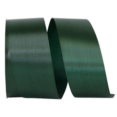 1 7/8in Satin Allure Non-Wired Ribbon: Hunter (50 Yards)
