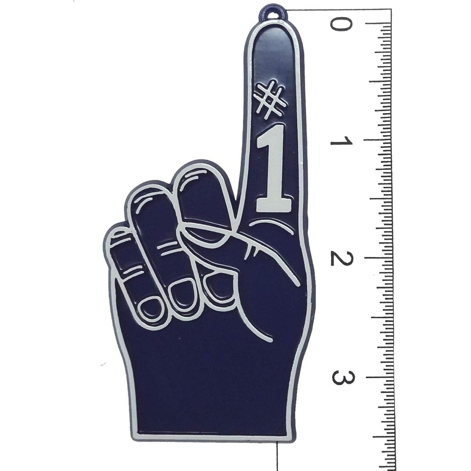#1 Homecoming Finger Charm: Navy