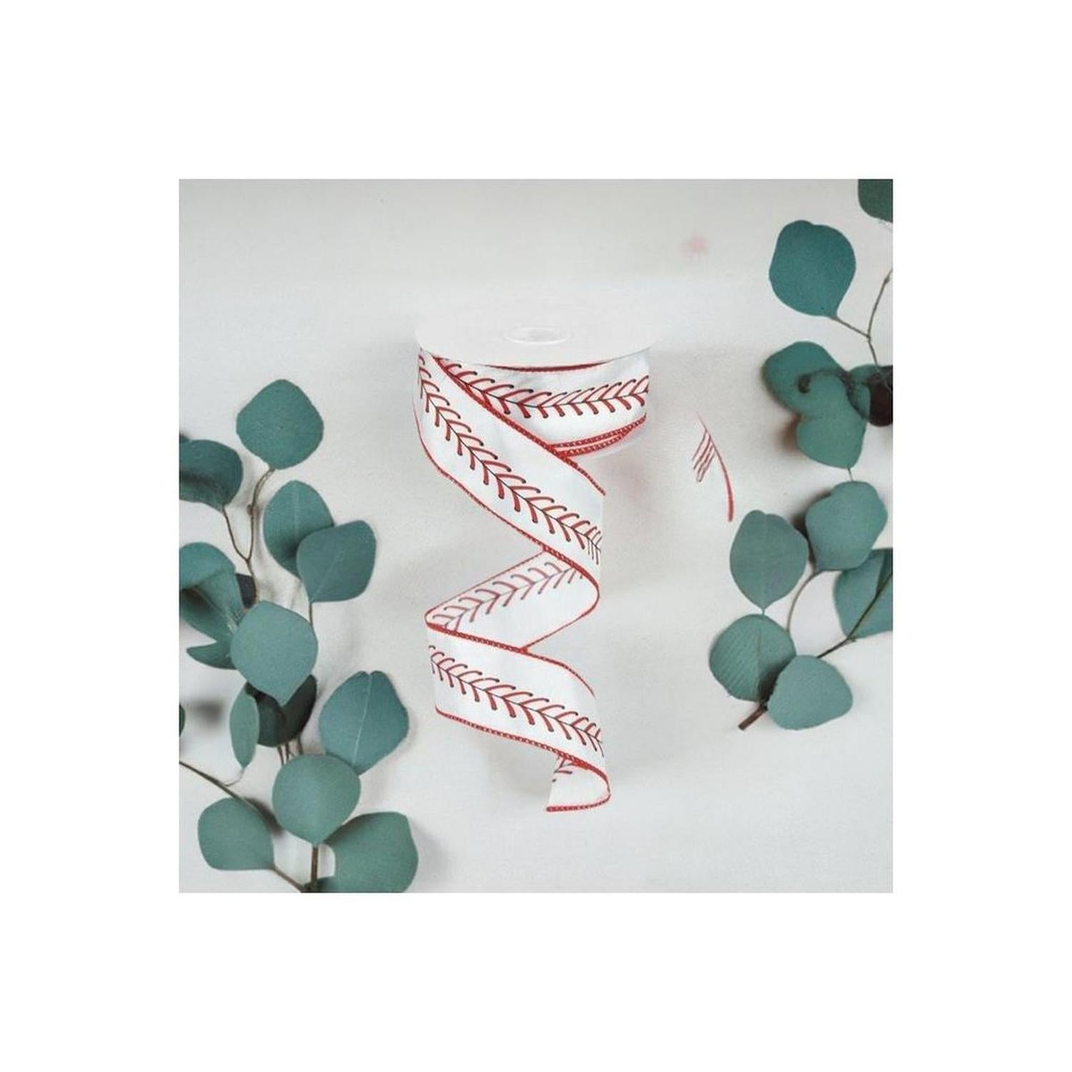 1.5" Baseball Stitching Ribbon (10 Yards)