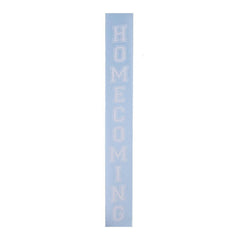 1.5" Homecoming Ribbon: Light Blue/White (100 Feet)