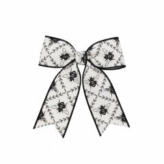 1.5" Honey Bee Trellis On Diagonal Ribbon Ivory (10 Yards)