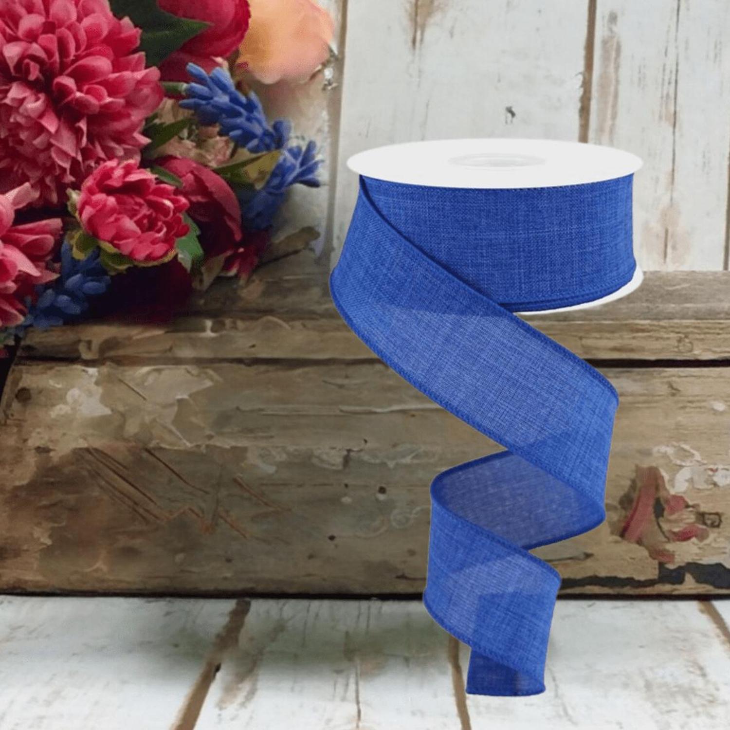 1.5" Royal Canvas Ribbon: Royal Blue (10 Yards)