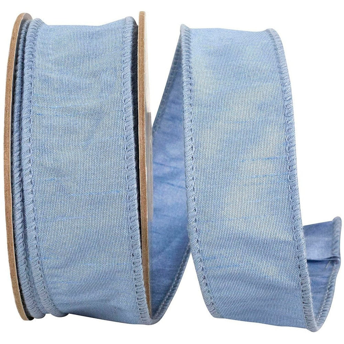 1.5in Dupioni Supreme Ribbon: French Blue (10 Yards)