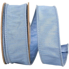 1.5in Dupioni Supreme Ribbon: French Blue (10 Yards)