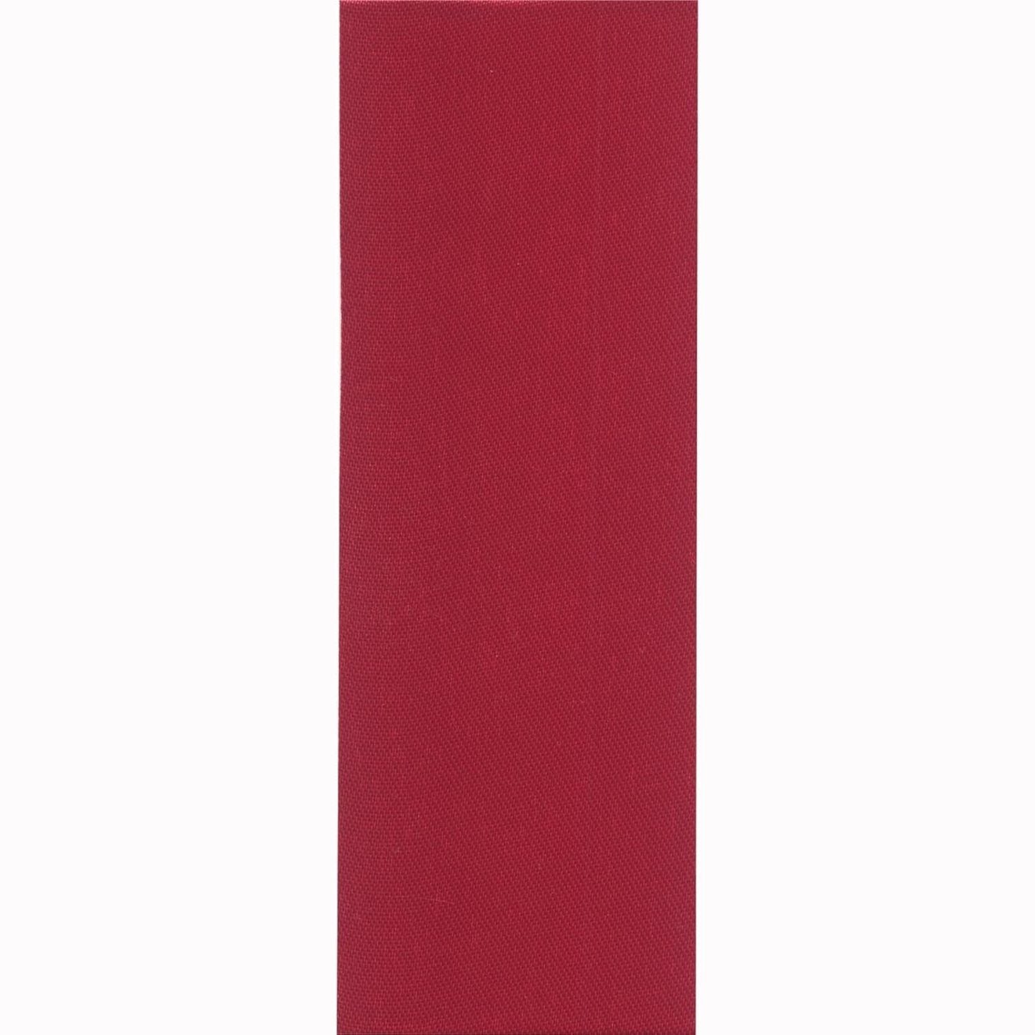 #16 Satin Acetate Ribbon Non Wired: Holiday Red (100 Yards)