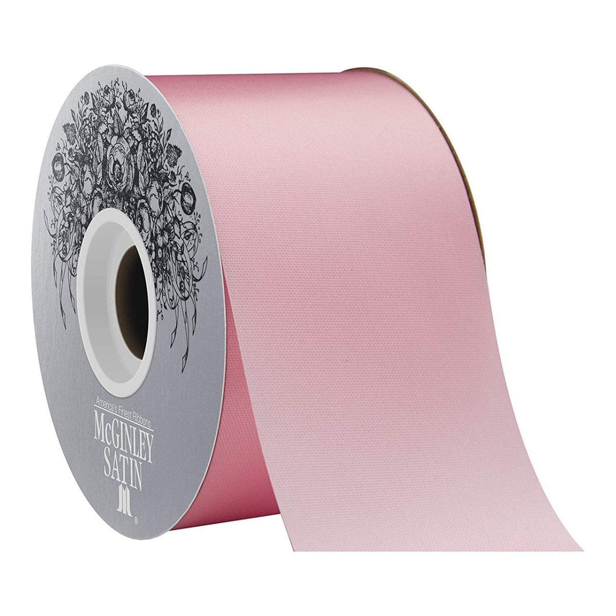 #16 Satin Acetate Ribbon Non Wired: Pink (100 Yards)