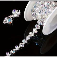 .35in S Shape Rhinestone Band (3.54 in)
