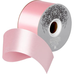#40 Satin Acetate Ribbon Non Wired: Pink (50 Yards)