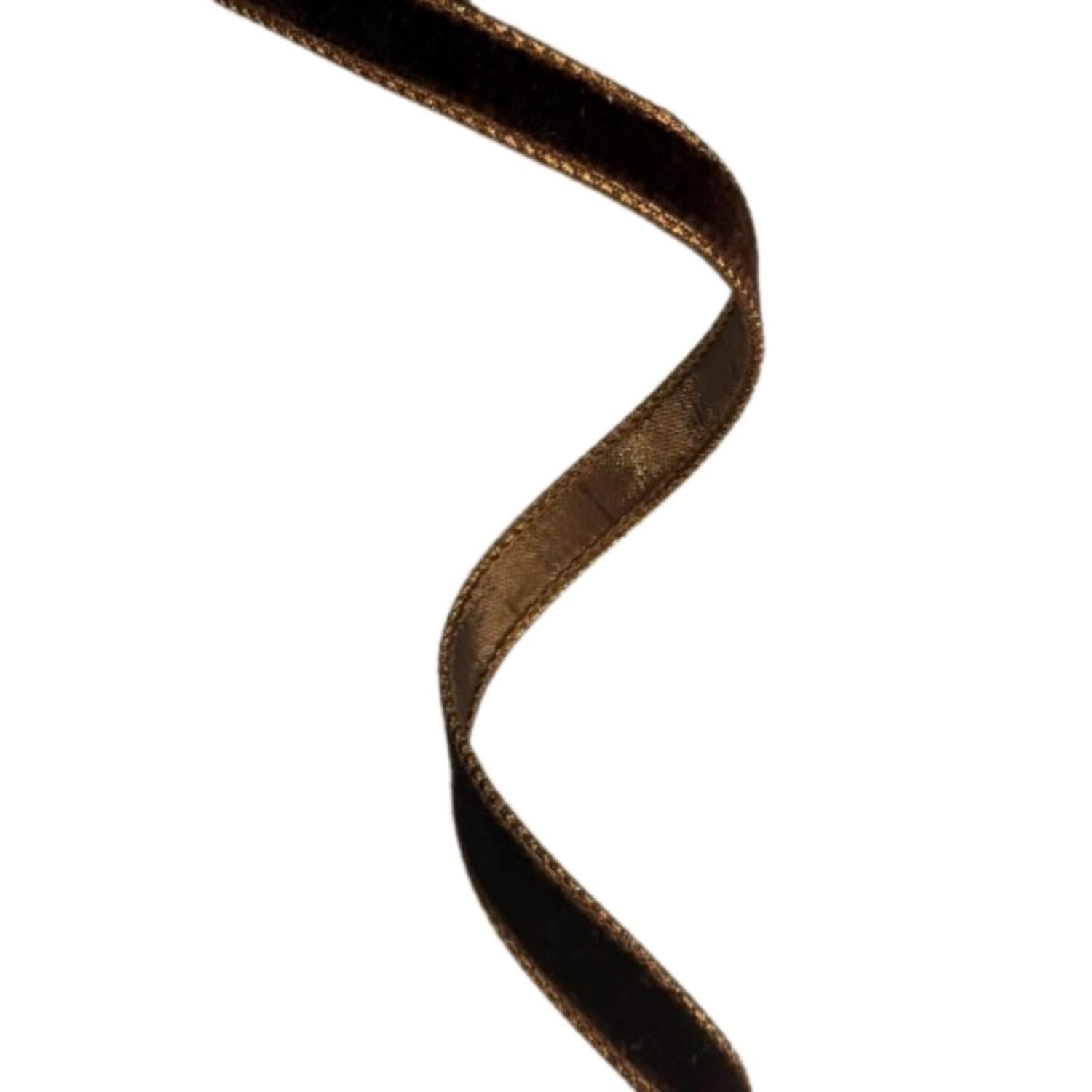 .75" Velvet Luster Ribbon: Chocolate Brown (10 Yards)