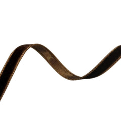 .75" Velvet Luster Ribbon: Chocolate Brown (10 Yards)