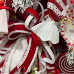 .75" Velvet Luster Ribbon: White (10 Yards)