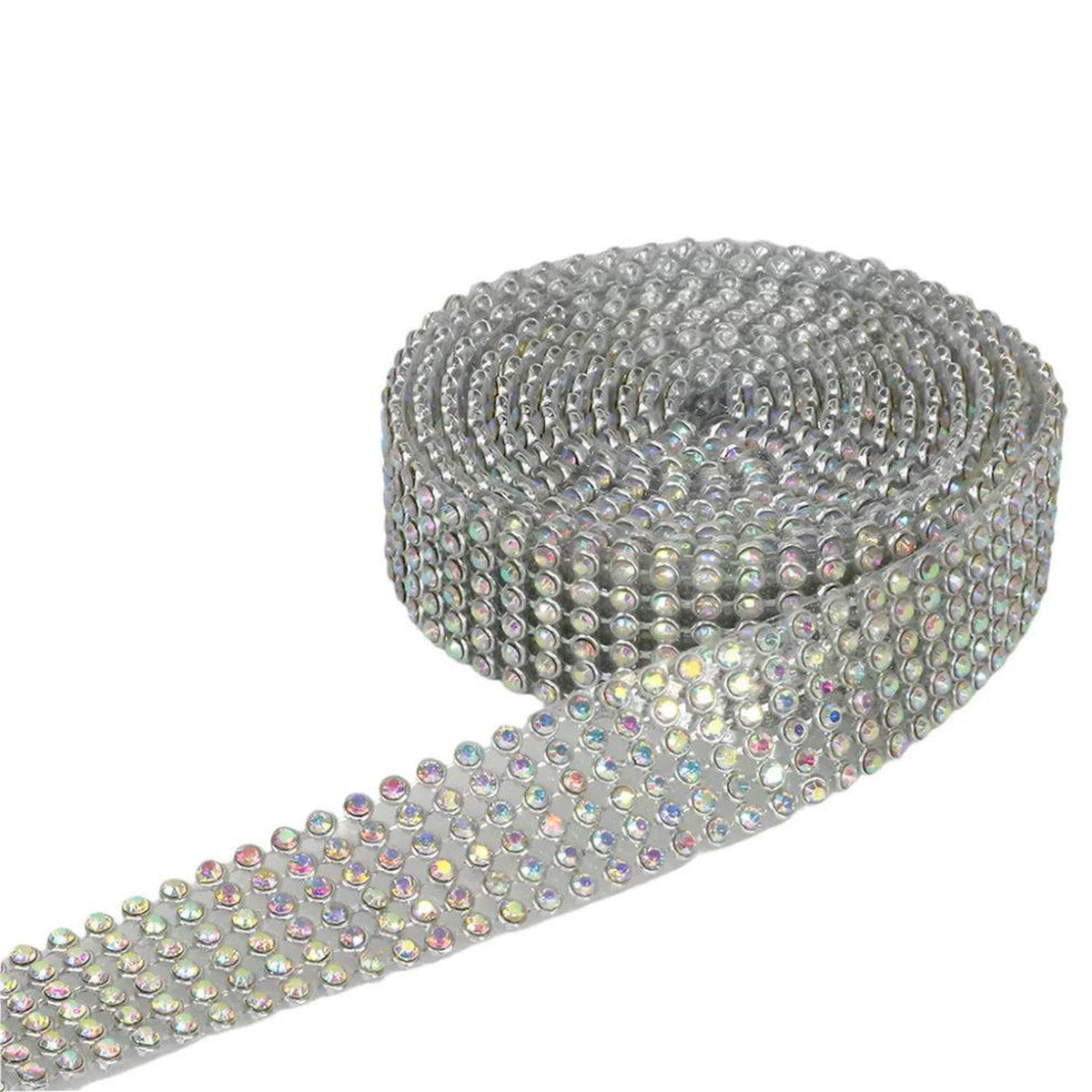 .75in Rhinestone Ribbon: Iridescent (2 Yards)