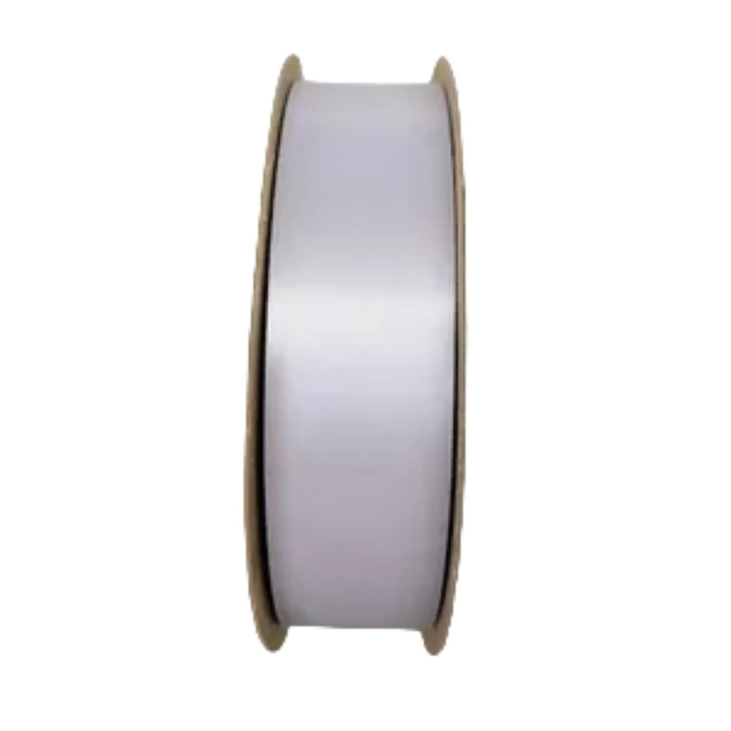 #9 Lustre Satin Ribbon Non Wired: Silver Gray (100 Yards)