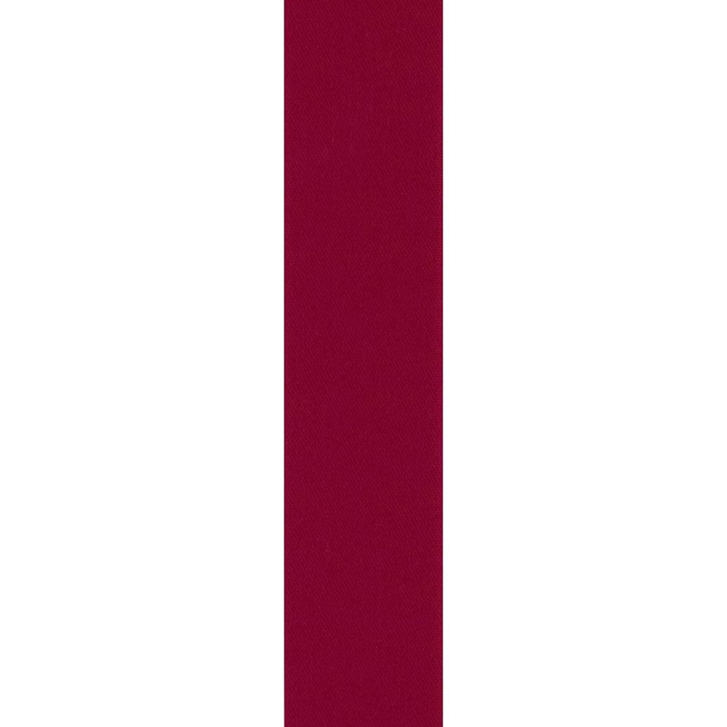 #9 McGinley Satin Acetate Ribbon Non Wired: Burgundy (100 Yards)