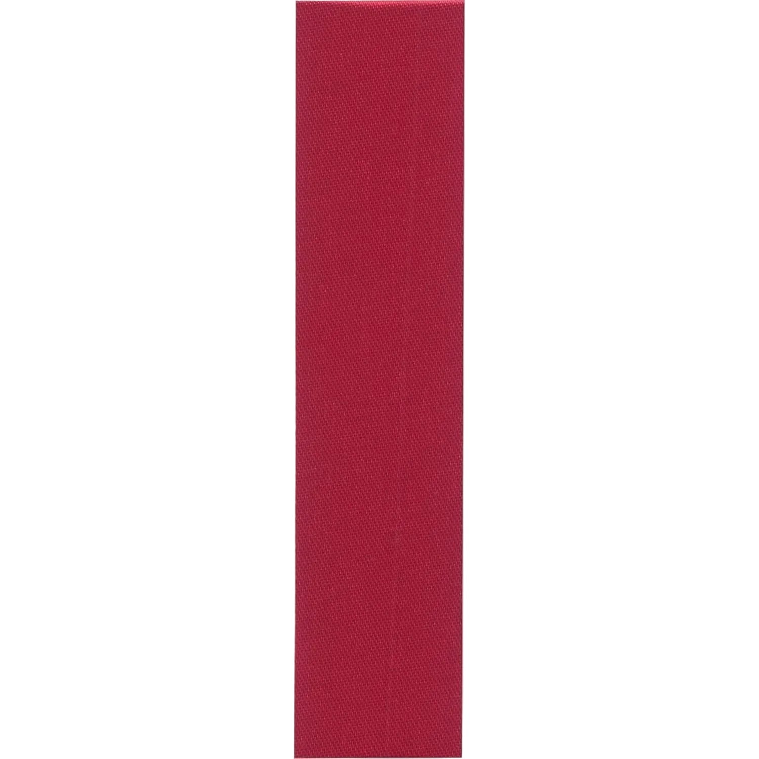 #9 Satin Acetate Ribbon Non Wired: Holiday Red (100 Yards)